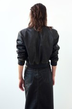 Coated Bomber Jacket