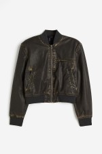 Coated Bomber Jacket