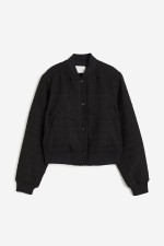 Boucle Bomber Jacket