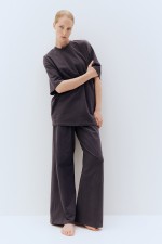 Wide-leg Jersey Pants